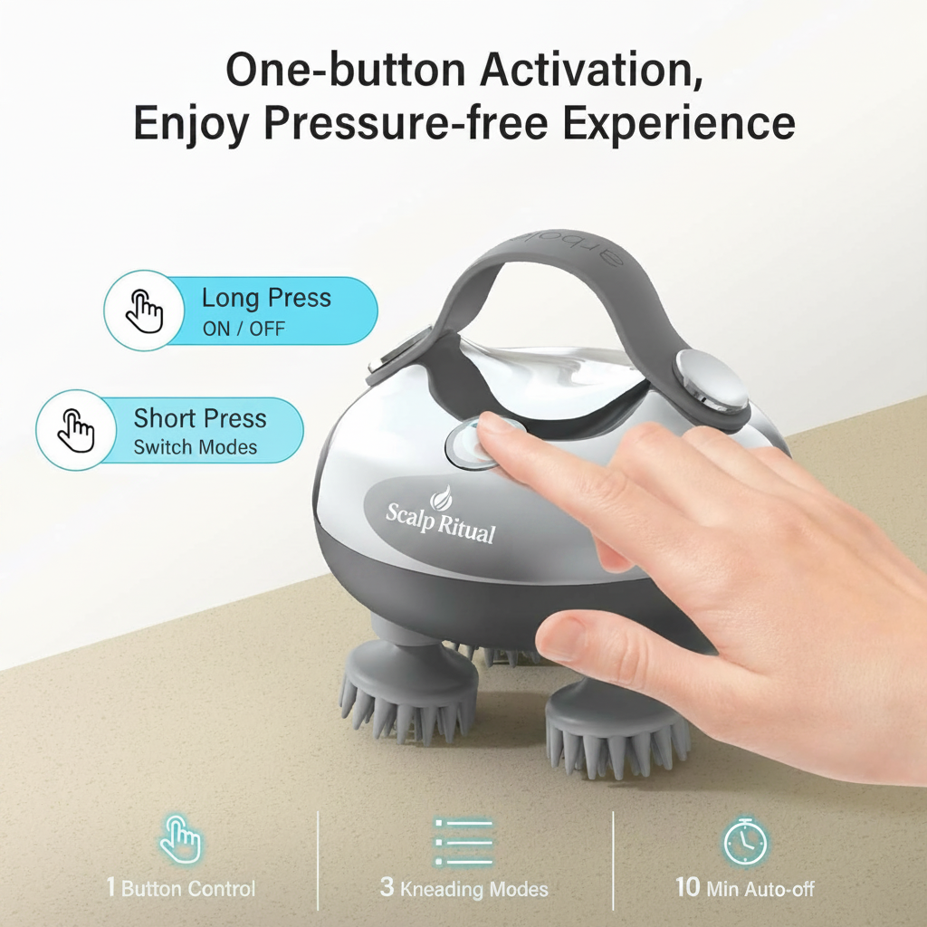 Arboleaf Rechargeable Scalp Massager for Stress Relief